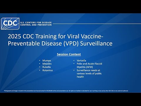 2025 CDC Training for Viral Vaccine-Preventable Disease (VPD) Surveillance