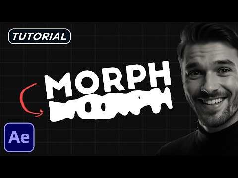 How to Create a Text Morph Effect in After Effects | Morphing Typography Tutorial