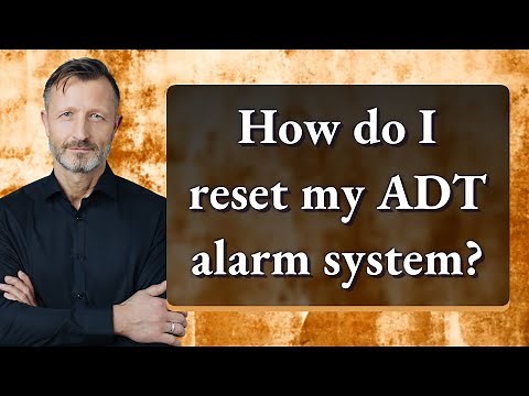 How do I reset my ADT alarm system?