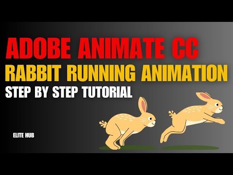 "Adobe Animate CC Tutorial: Creating a Rabbit Running Animation"