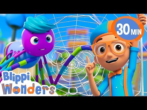 Blippi Wonders - Learn About Spider Webs + More! | Blippi Animated Series | Kids Cartoon