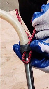 Hose Connection to Water Pipe Rubber Strap Binding and Sealing Techniques