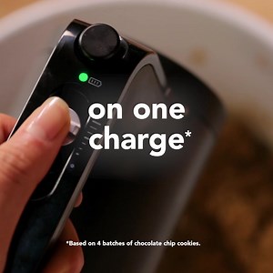 Make magic and 200 cookies on a single charge with the Cordless Hand Mixer. Whether or not you want to share is up to you. | KitchenAid