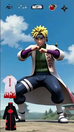 🌀Fourth Hokage Akatsuki Cloak🔥#narutocosplay Click Link to View! #akatsuki #hokage#naruto