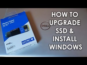 How to Upgrade SSD and Install Windows for Dell Laptop | Inspiron 5593