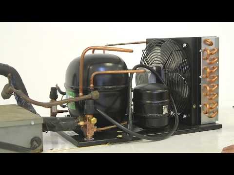 How to install a condensing unit with Danfoss