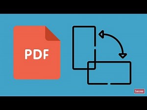 HOW TO ROTATE PDF FILE