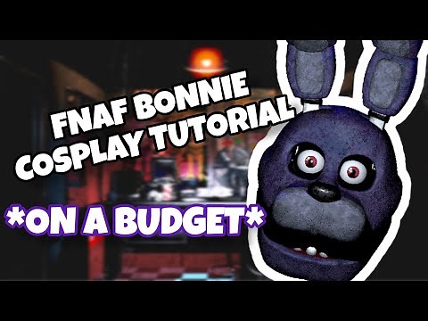 How to Make a Bonnie Cosplay Head from Five Nights at Freddy's - On A BUDGET