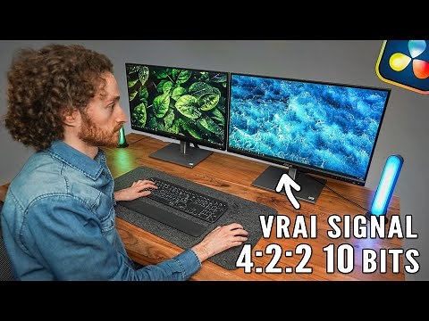 Mon SETUP à 2 ÉCRANS sur Resolve + Test DeckLink Mini Monitor 4K !