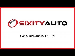 How To Install Gas Springs / Hydraulic Gas Lift Struts On Your Car Or Truck