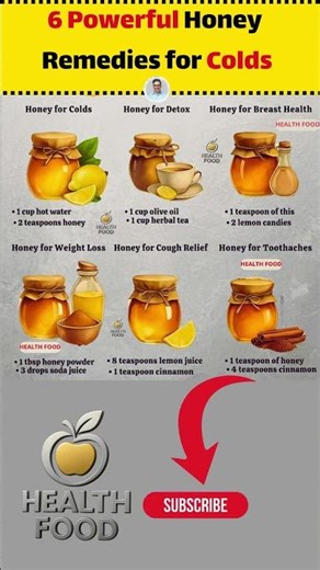 6 Powerful Honey Remedies for Colds, Cough, Weight Loss ! (That Actually Work) #NaturalRemedies