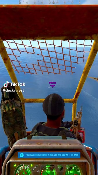 Killing Zerg Helicopters in Rust Game