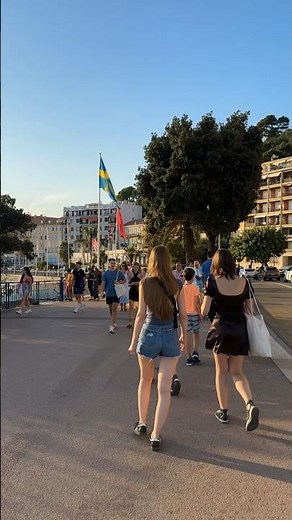 Nice France: 4k Walk Along Nice's Promenade des Anglais - Beautiful Coastal Scenery