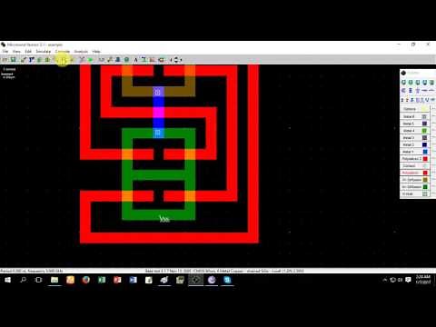 CMOS XNOR gate design using Microwind