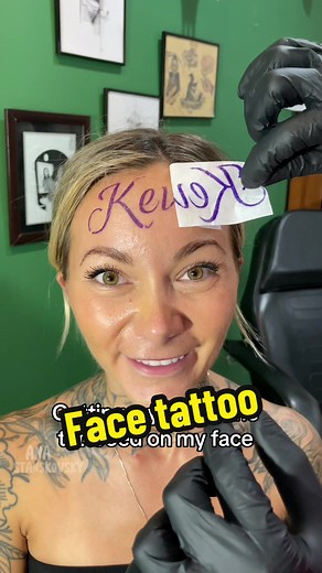 Ana Stanskovsky Face Tattoo Transformation