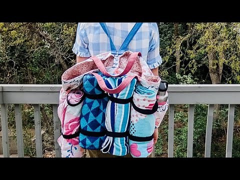 How to Make a Beach Bag with a Free Sewing Pattern