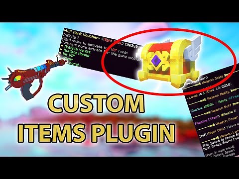 Custom Items Plugin | Minecraft