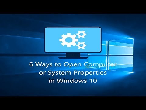 How to Open System Properties in Windows 10