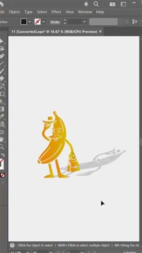 EASY Shadow Effect in Illustrator 🎨 (Viral Design Hack!) #illustrator