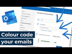 Microsoft Outlook - Colour code your emails