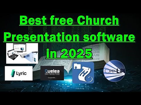 Free church presentation software 2025!Holyrics, @shortcutguide, openlp, quelea, and best
