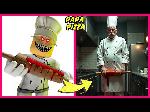 Roblox Obby Monsters In Real Life + Guess The Voice Quiz! | Papa pizza, Baby Bobby, Mixer, mr. mix