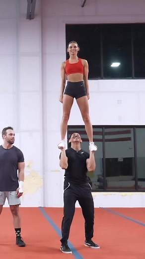 3.7M views · 68K reactions | Just messing around  #Stunts #Cheer #Travel #Gym #Workout #Flips | Nick Prak | Facebook