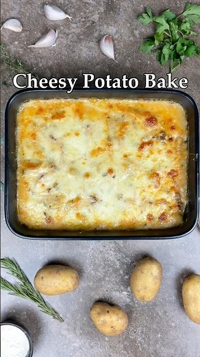 Easy Cheesy Potato Bake 🧀🥔