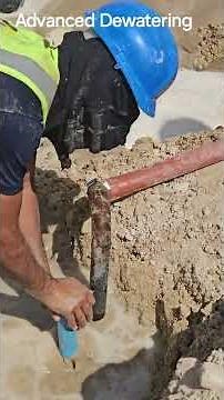 Well point installation for Dewatering works @advancedewatering8555