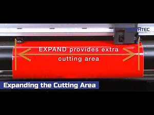 How to use the Expand function on the Graphtec FC8600