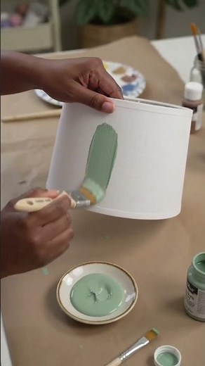 ￼Plain Lampshade to Beautiful Décor in Minutes! ✨