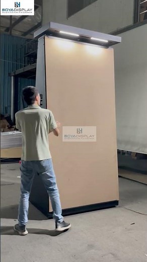 Large Format Stone Display Rack | Dual-Sided Vertical Stand for Showrooms#slab