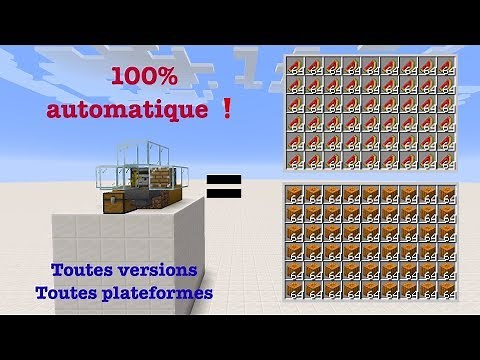 TUTO FERME A PASTEQUES + CITROUILLES 100% AUTOMATIQUE / MINECRAFT TUTO