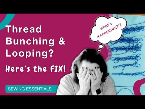 😫 WHY is my sewing machine thread bunching? Six QUICK fixes