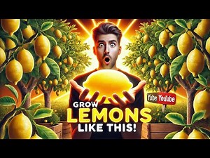 🍋 How to Grow Lemon Tree : From Planting to Harvest !!!🍋[Complete Guide]