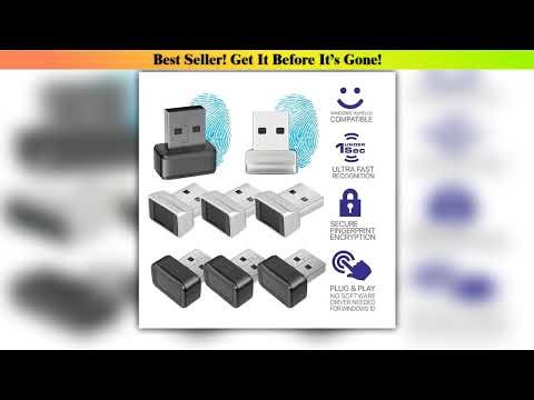 Review USB Fingerprint Key Reader FIDO U2F Portable Security Key Windows Hello AntiSpoofing Mini