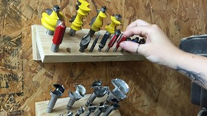 Quick router bit storage you can build