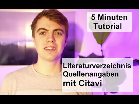 CITAVI Literaturverzeichnis und Quellenangaben erstellen | Schnell & Sauber in 5 Minuten