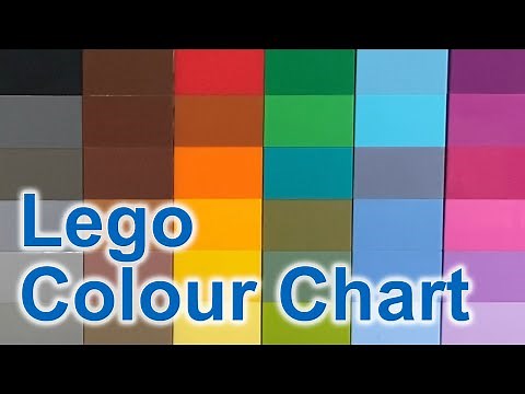 A Lego Colour (Color) Chart