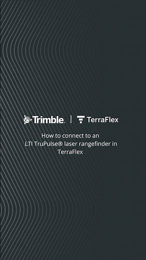 Trimble TerraFlex Tutorial | How to connect to LTI TruPulse laser rangefinders in TerraFlex