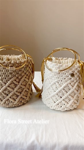 Macrame Basket Bag Tutorial #shorts