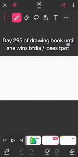 Drawing BFDI Characters: Day 295 Progress