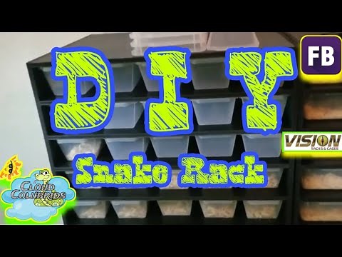 Snake Rack- DIY in PVC: Perfect for Colubrids, Ballpythons and Small Reptiles.