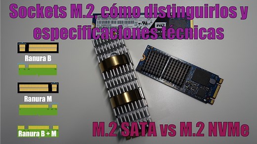 M.2 SATA vs M.2 PCIe. Sockets M.2, cómo distinguirlos y especificaciones técnicas - NASeros