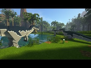 Minecraft Jurassic Park isla nublar map ORIGINAL !!!
