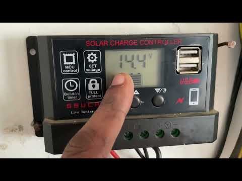 How to install Solar Charge Controller Solar Panel & Battery Kaise Connect Karen