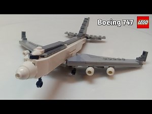 Lego Boeing 747 Airplane Project (tutorial)