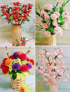 251K views · 4.9K reactions | Handmade flower making ideas for home decoration | Simple Drawings | Facebook