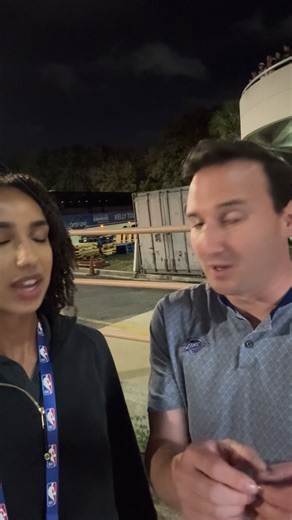 Walk out with Nick Gallo and Paris Lawson as they recap tonight's preseason win in Charleston 🤳 | Oklahoma City Thunder