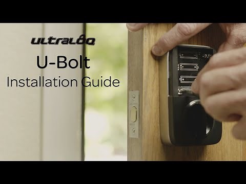 Ultraloq U-Bolt | Installation Guide